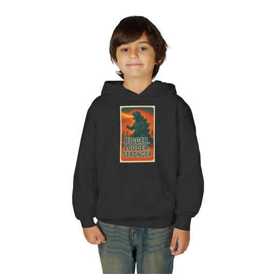 Bigger. Louder. Stronger. Youth Hoodie - Option for Personalization