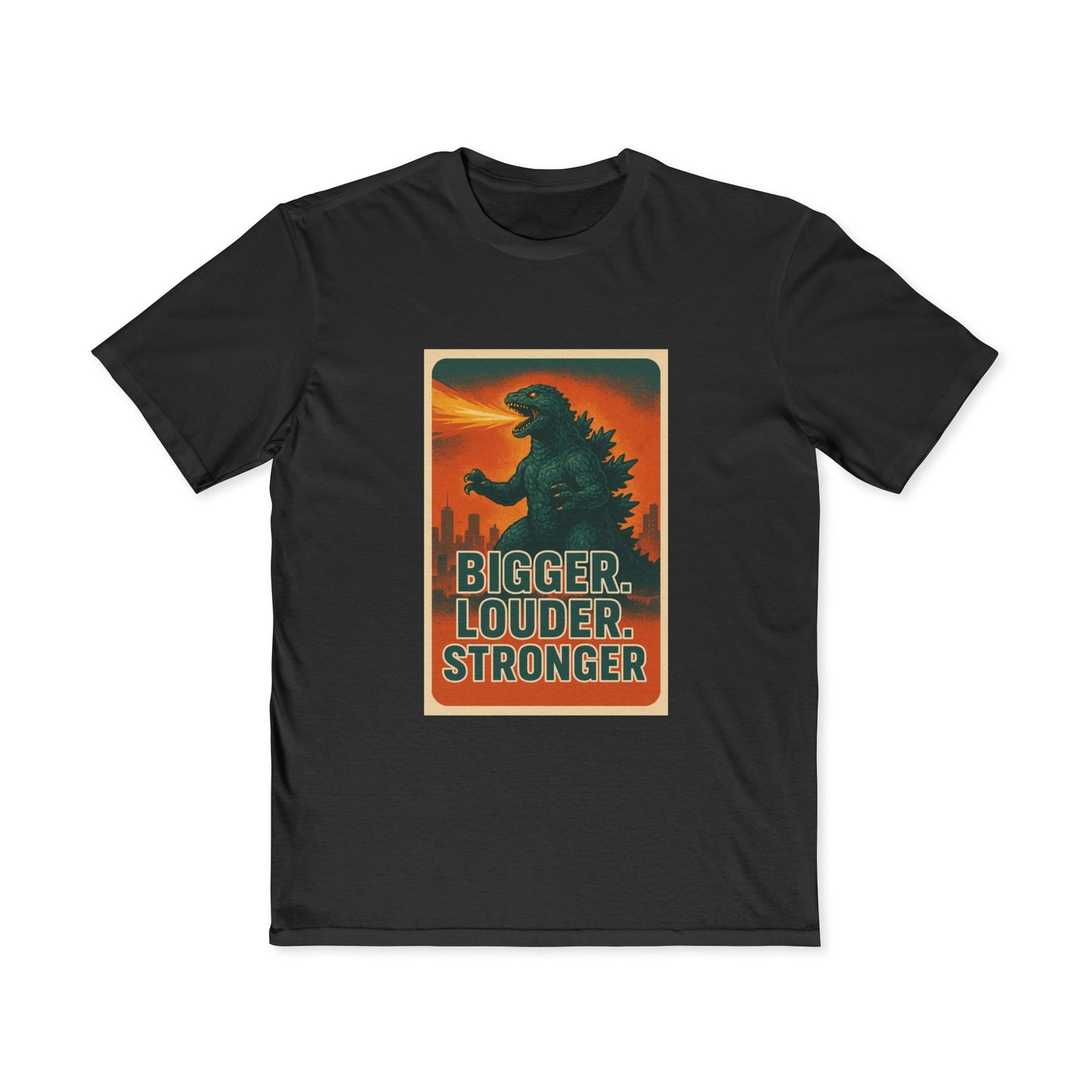 Bigger. Louder. Stronger. Godzilla T-Shirt – Retro Limited Edition