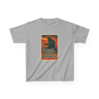 Bigger. Louder. Stronger. Godzilla Kids T-Shirt – Retro Limited Edition - Option to Personalize