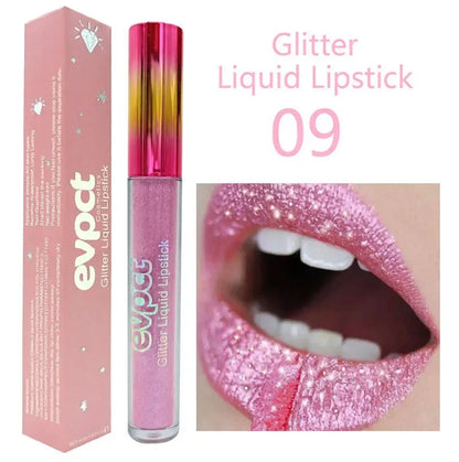 Waterproof Diamond Shimmer Glitter Lip Gloss