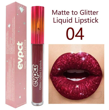 Waterproof Diamond Shimmer Glitter Lip Gloss