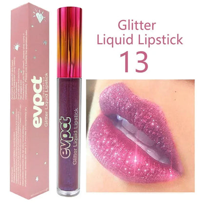 Waterproof Diamond Shimmer Glitter Lip Gloss