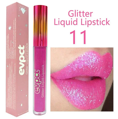 Waterproof Diamond Shimmer Glitter Lip Gloss