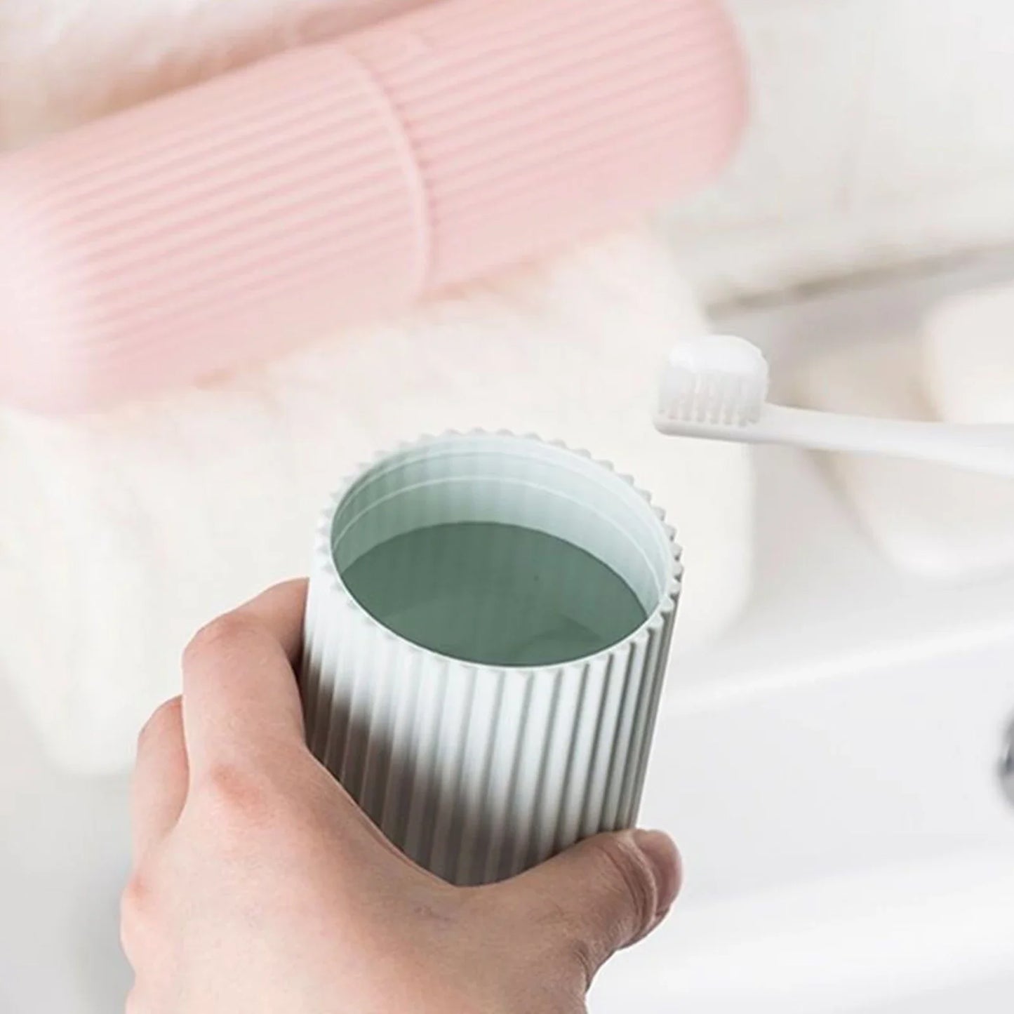 Travel Portable Toothbrush Cup